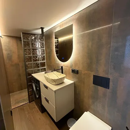 Apartament Dramos Premium Loft With Terrace & Free Parking Kowno